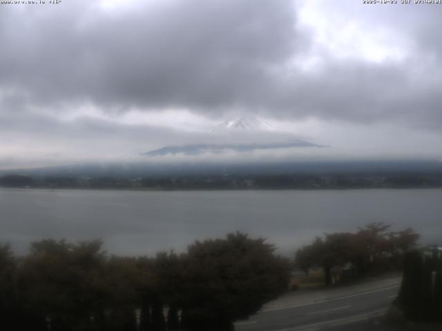 河口湖からの富士山