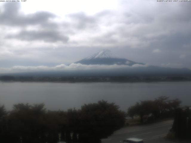 河口湖からの富士山