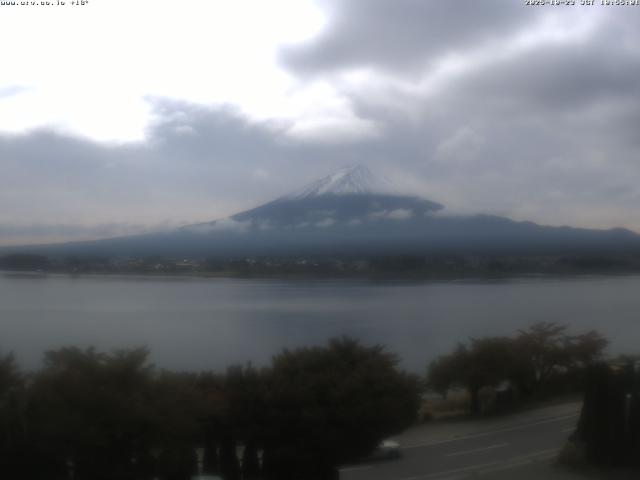 河口湖からの富士山