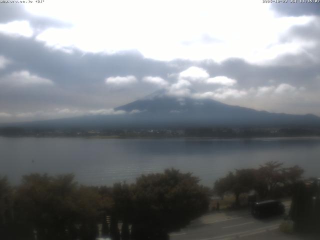 河口湖からの富士山