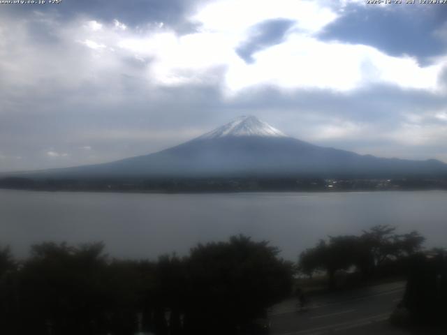 河口湖からの富士山