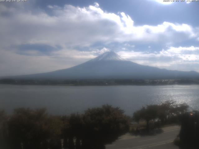 河口湖からの富士山
