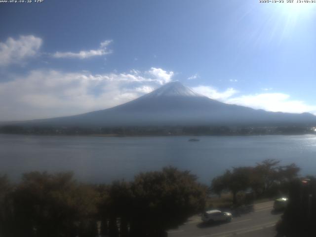 河口湖からの富士山