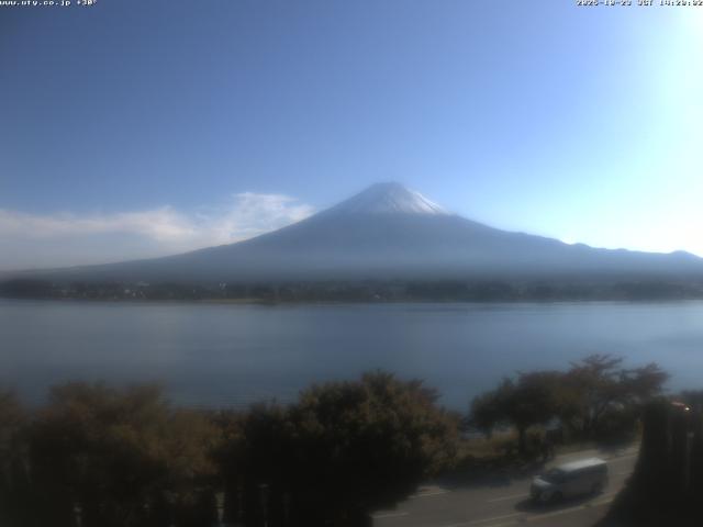 河口湖からの富士山