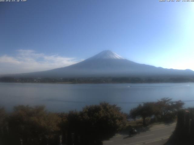 河口湖からの富士山