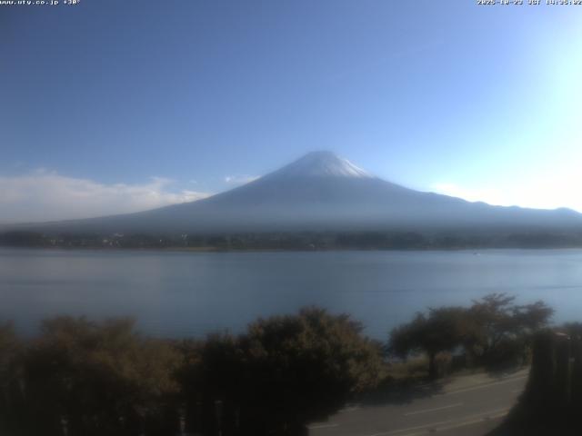河口湖からの富士山