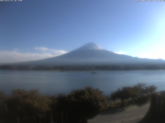 河口湖からの富士山