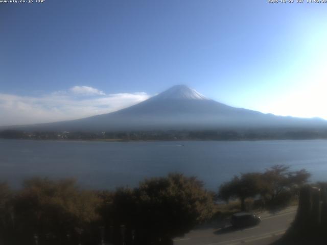 河口湖からの富士山