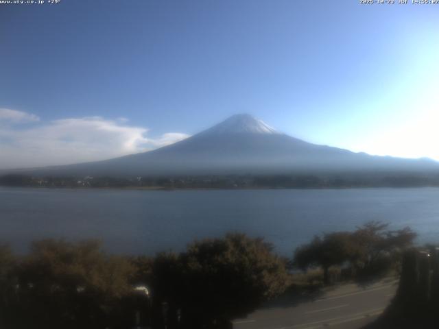河口湖からの富士山