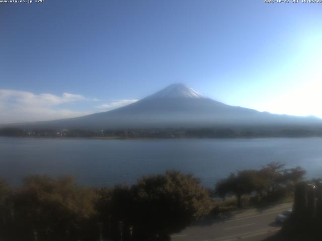 河口湖からの富士山