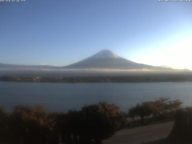 河口湖からの富士山