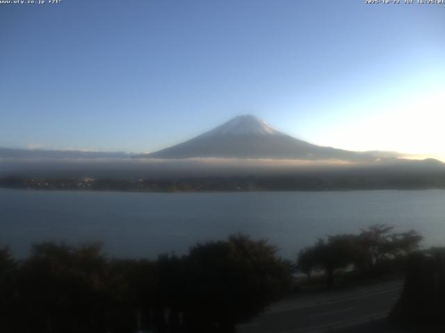 河口湖からの富士山