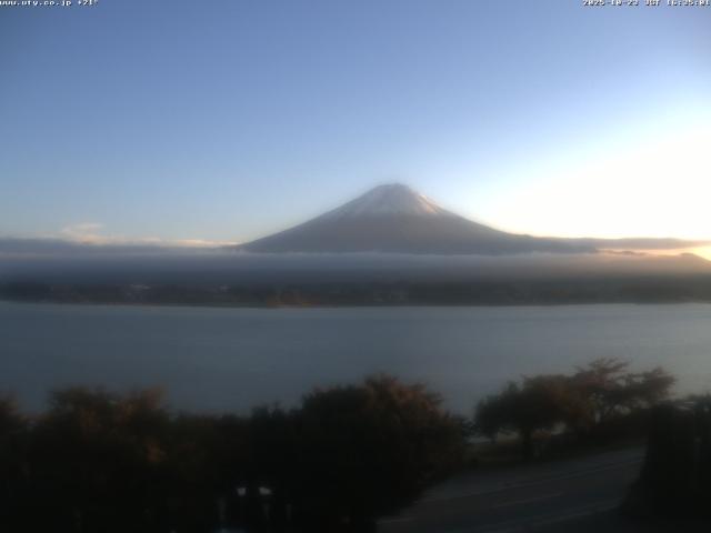 河口湖からの富士山