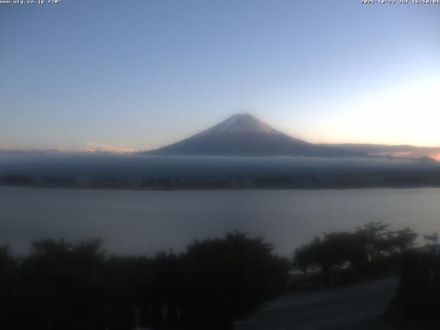 河口湖からの富士山