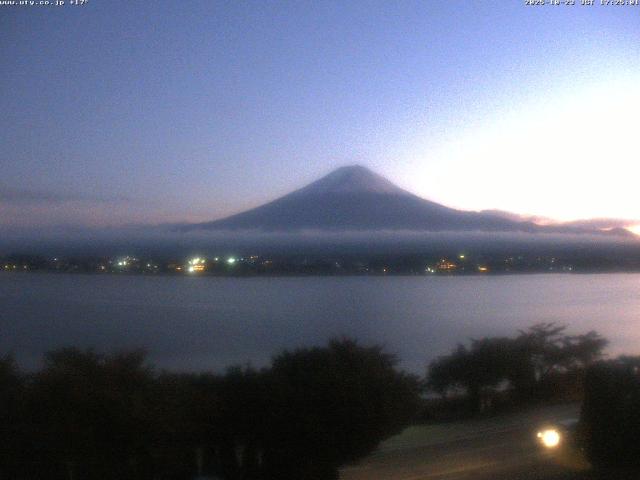 河口湖からの富士山