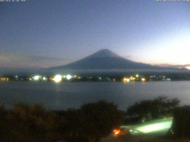 河口湖からの富士山