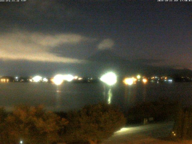 河口湖からの富士山
