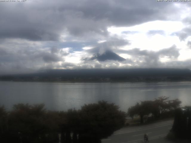 河口湖からの富士山