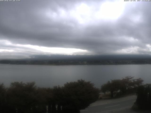河口湖からの富士山