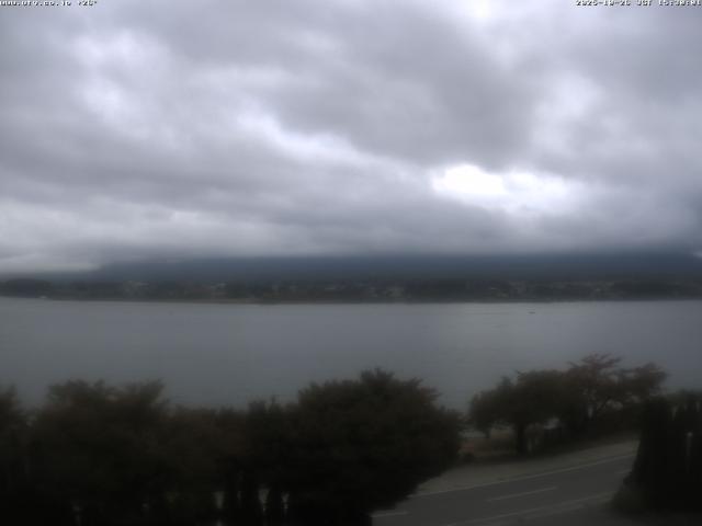 河口湖からの富士山
