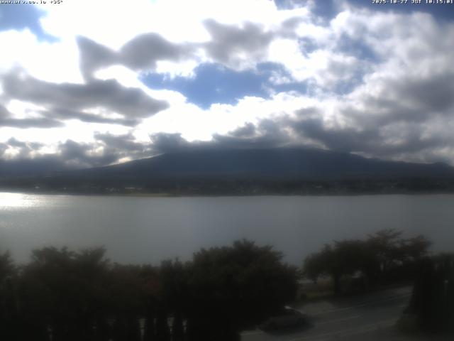 河口湖からの富士山