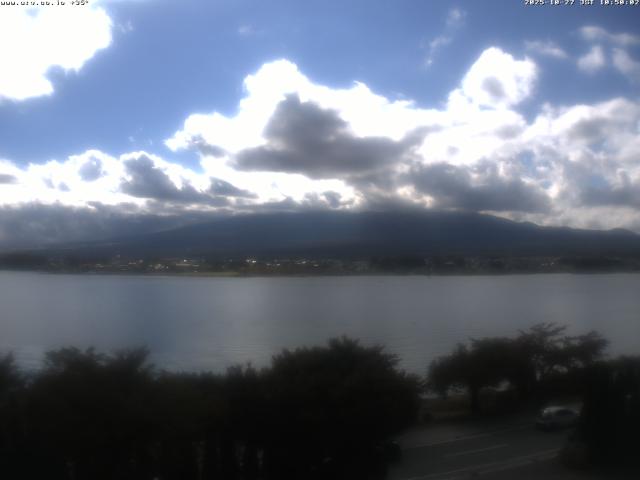 河口湖からの富士山