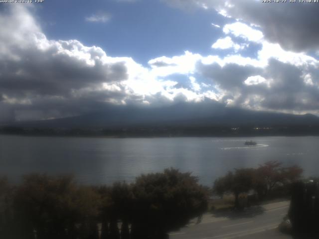河口湖からの富士山