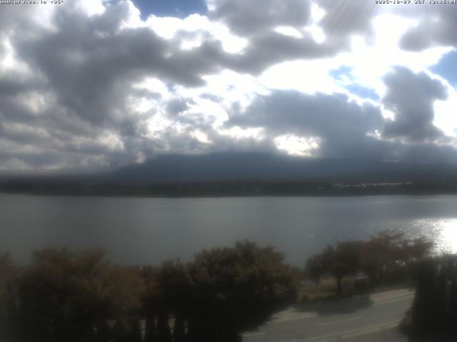 河口湖からの富士山