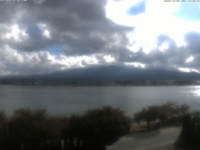 河口湖からの富士山
