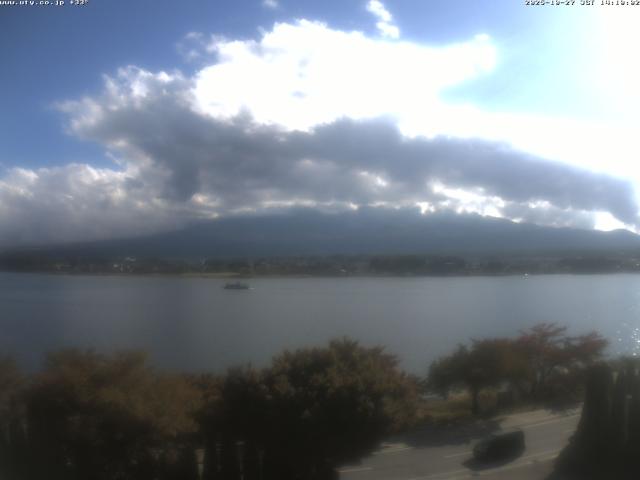 河口湖からの富士山