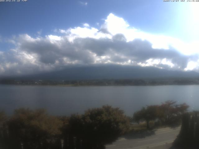 河口湖からの富士山