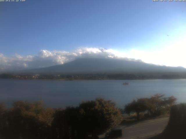 河口湖からの富士山