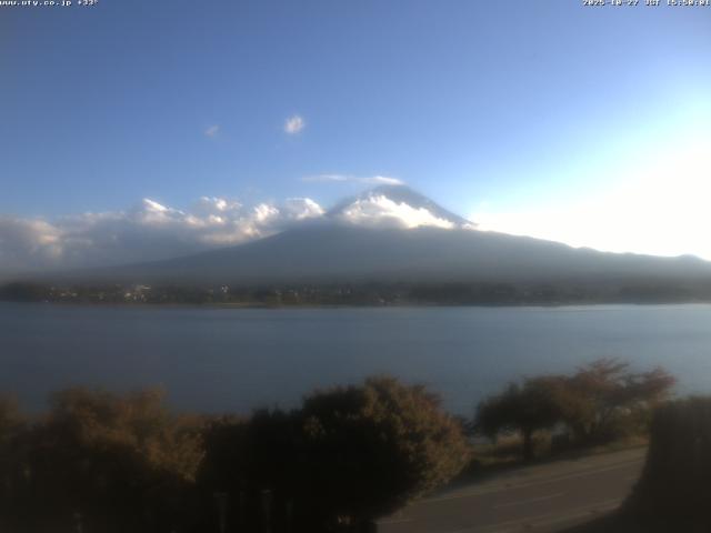 河口湖からの富士山