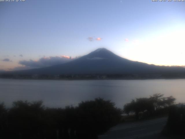河口湖からの富士山