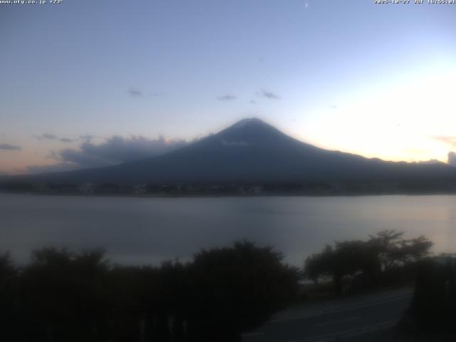 河口湖からの富士山