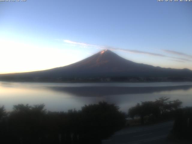 河口湖からの富士山