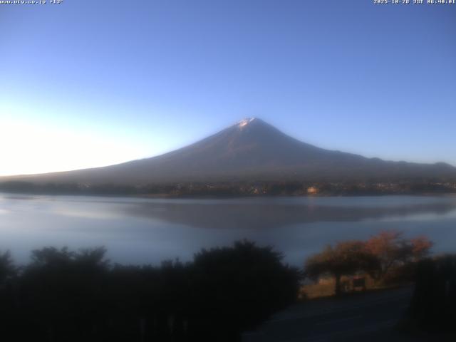 河口湖からの富士山