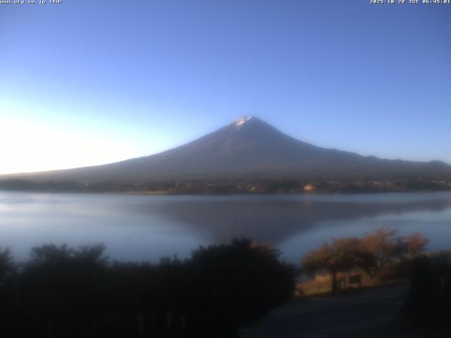 河口湖からの富士山