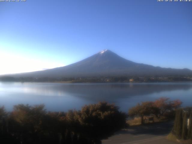 河口湖からの富士山