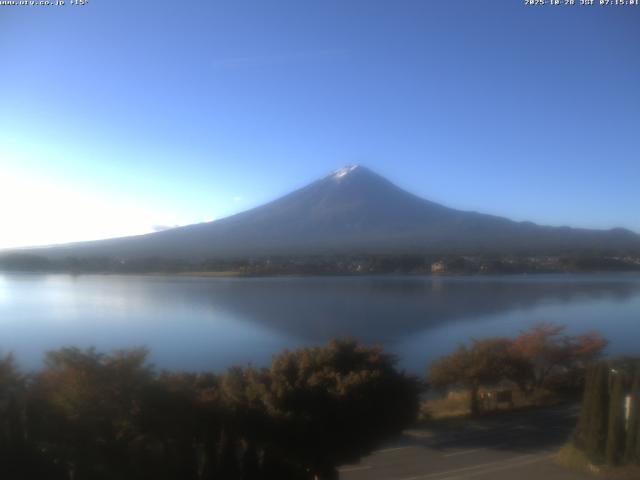 河口湖からの富士山