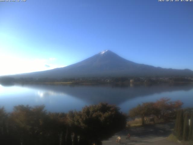 河口湖からの富士山
