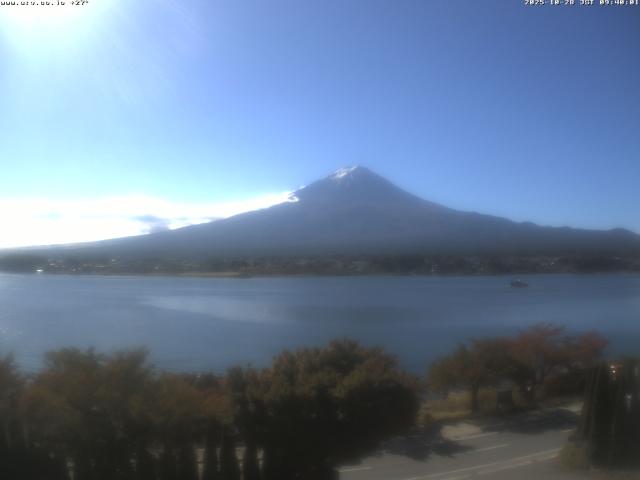 河口湖からの富士山