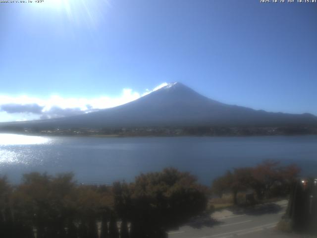 河口湖からの富士山