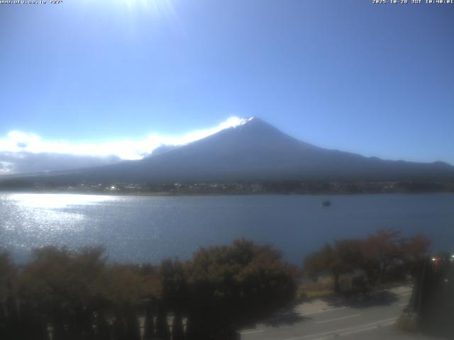 河口湖からの富士山