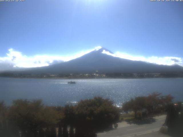 河口湖からの富士山