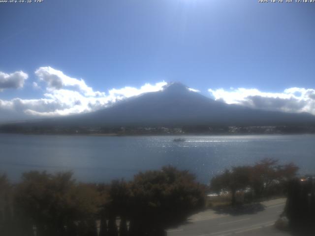 河口湖からの富士山
