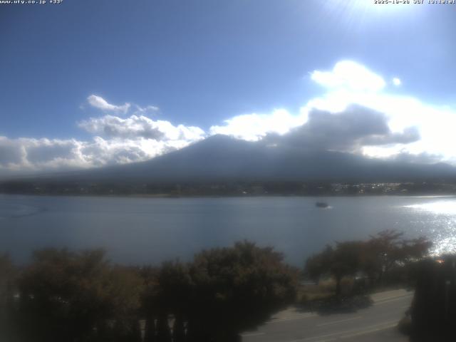 河口湖からの富士山