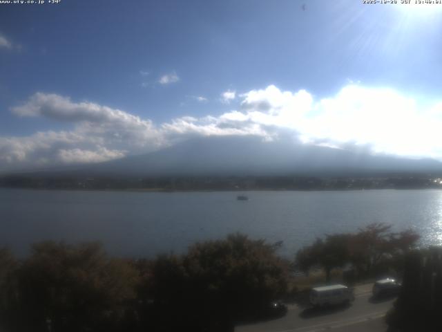 河口湖からの富士山