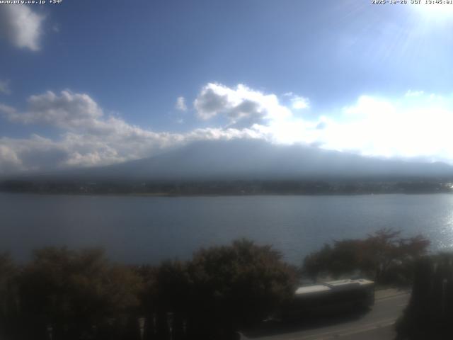 河口湖からの富士山