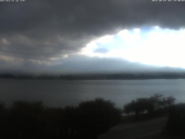 河口湖からの富士山